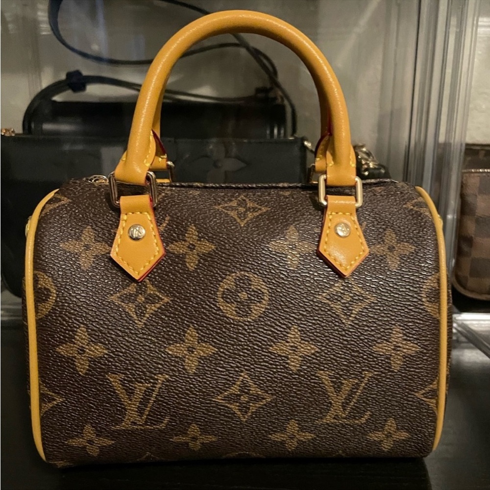 Louis Vuitton Nano Speedy Repurposed Bag